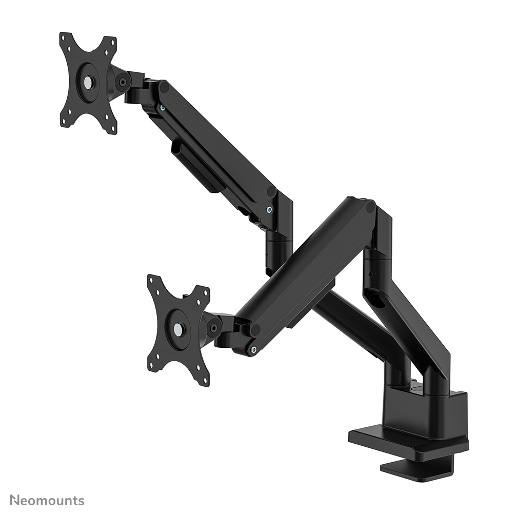 NEOMOUNTS Next Slim Desk Mount double display topfix clampgrommet black