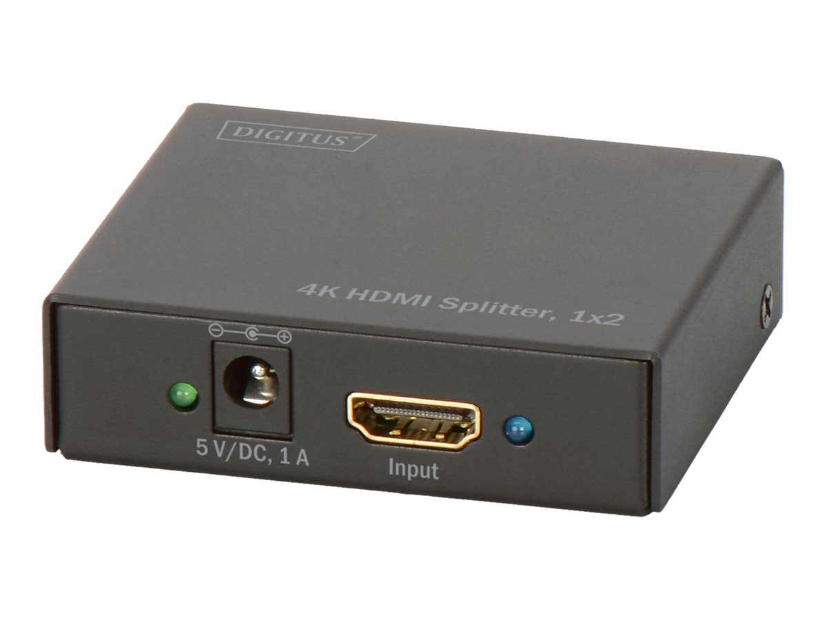 DIGITUS 4K HDMI Splitter 1x2, unterstützt 4K2K,3D Video Format