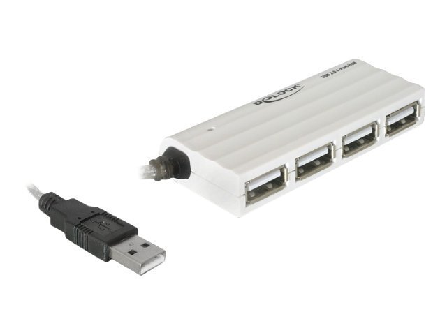 Delock USB 2.0 Externer Hub 4 Port