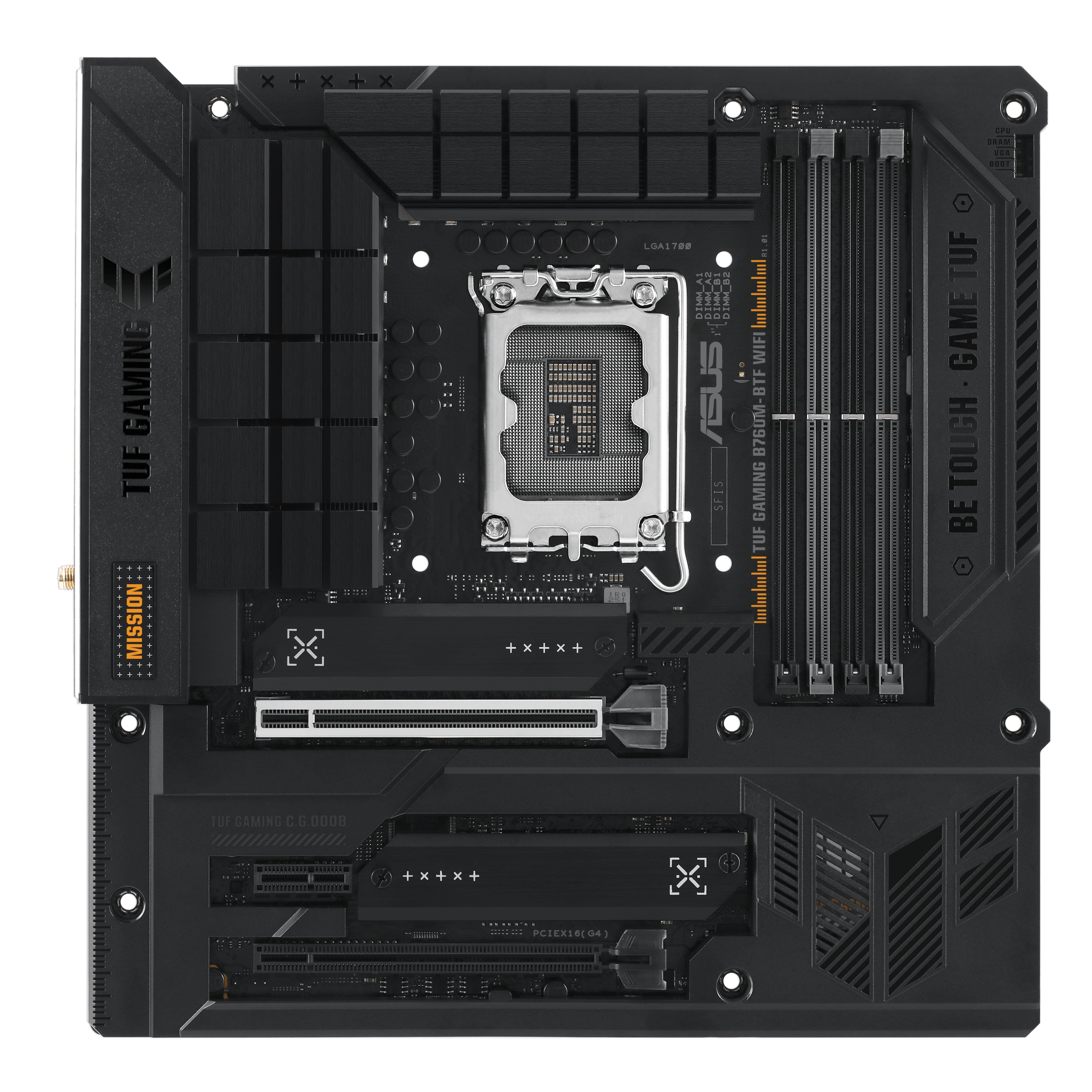 ASUS TUF GAMING B760M-BTF WIFI Micro-ATX B760