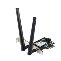 ASUS PCE-AXE5400 BT 5.2 LE Wireless LAN Adapter, 2.4GHz/5GHz/6GHz WLAN - PCIe x1