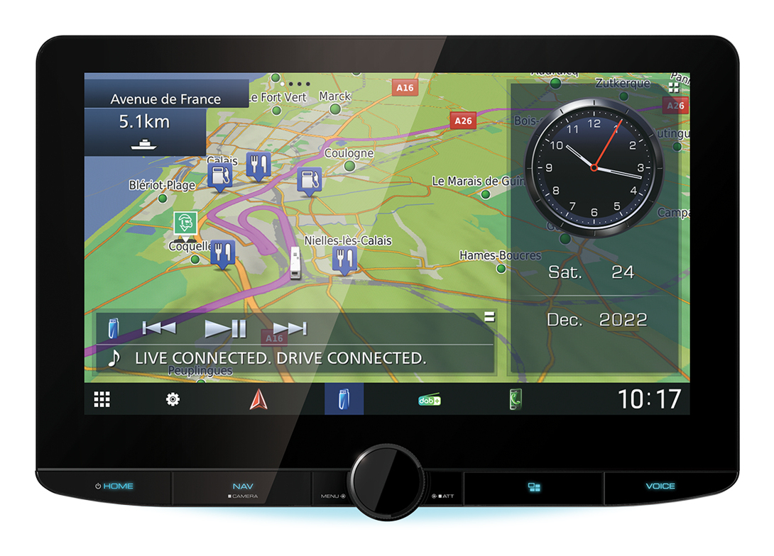 JVC DNR992RVS USB BT Navigation 10,1″ HD Display