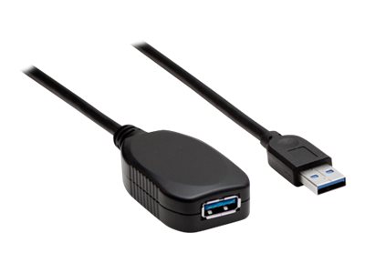 MANHATTAN USB Kabel A -> A St/Bu  5.00m blau Verl. aktiv