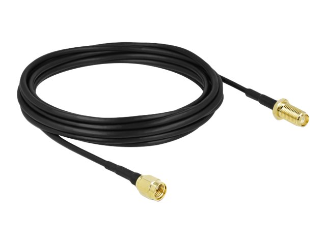 Delock Antennenkabel SMA Stecker zu SMA Buchse LMRCFD100 5 m low loss