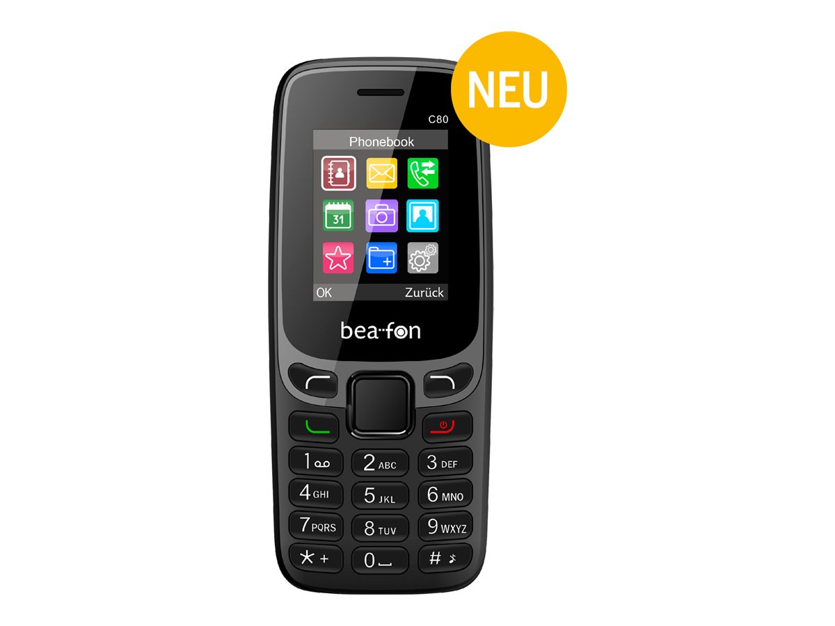 Bea-fon Classic Line C80 - Feature Phone - Dual-SIM