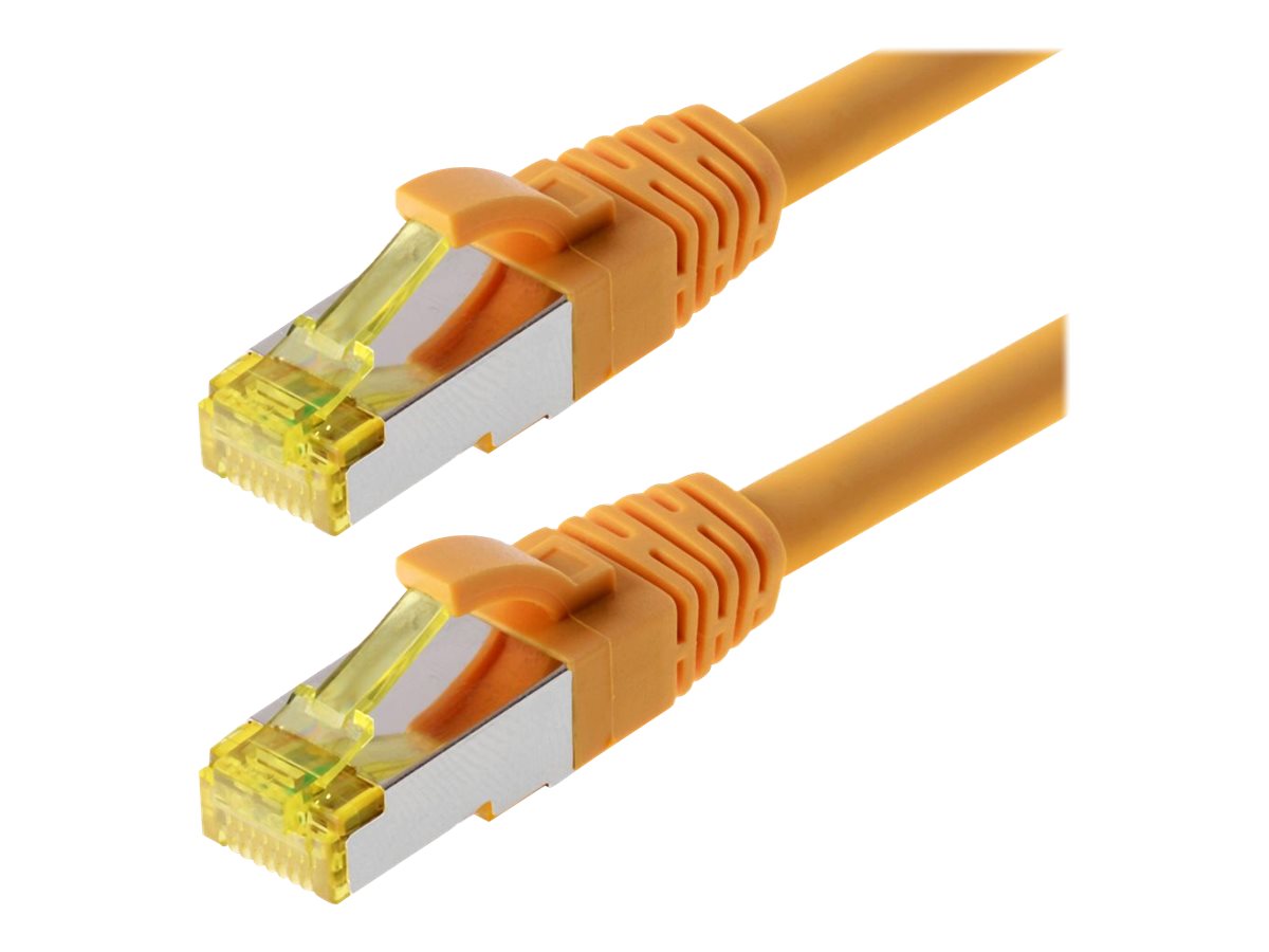 helos Patchkabel S/FTP Cat 6a gelb 30,0m