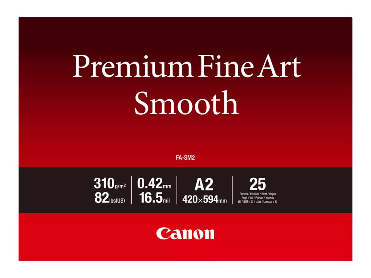 CANON FA-SM2 A2 25Sheets Premium Fine Art Smooth Paper CANON FA-SM2 A2 25Sheets Premium Fine Art Smooth Paper