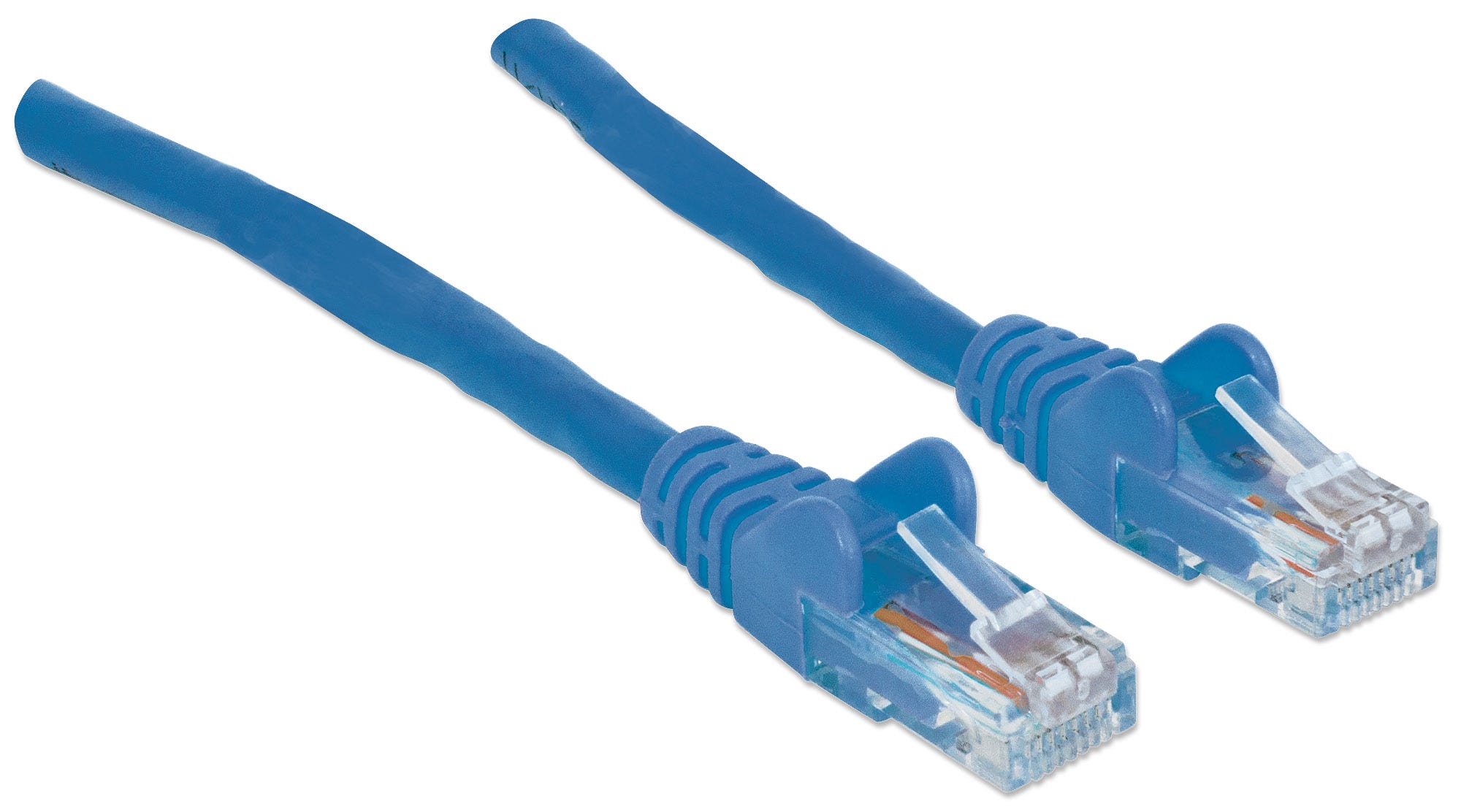 INTELLINET Netzwerkkabel Cat6A SFTP CU LS0H 7,5m Blau RJ45 Stecker RJ45 Stecker Vergoldete Kontakte