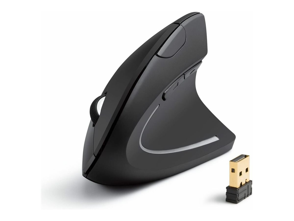 ANKER A7852 kabellose vertikale 24G ergonomische Maus mit Nano USBDongle VorZurUeckTasten Batt nicht enthalten
