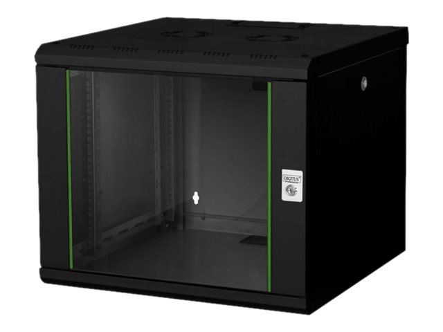 DIGITUS 9HE Wandgehäuse Unique 509x600x600mm Farbe Schwarz RAL 9005 DIGITUS 9HE Wandgehäuse Unique 509x600x600mm Farbe Schwarz RAL 9005