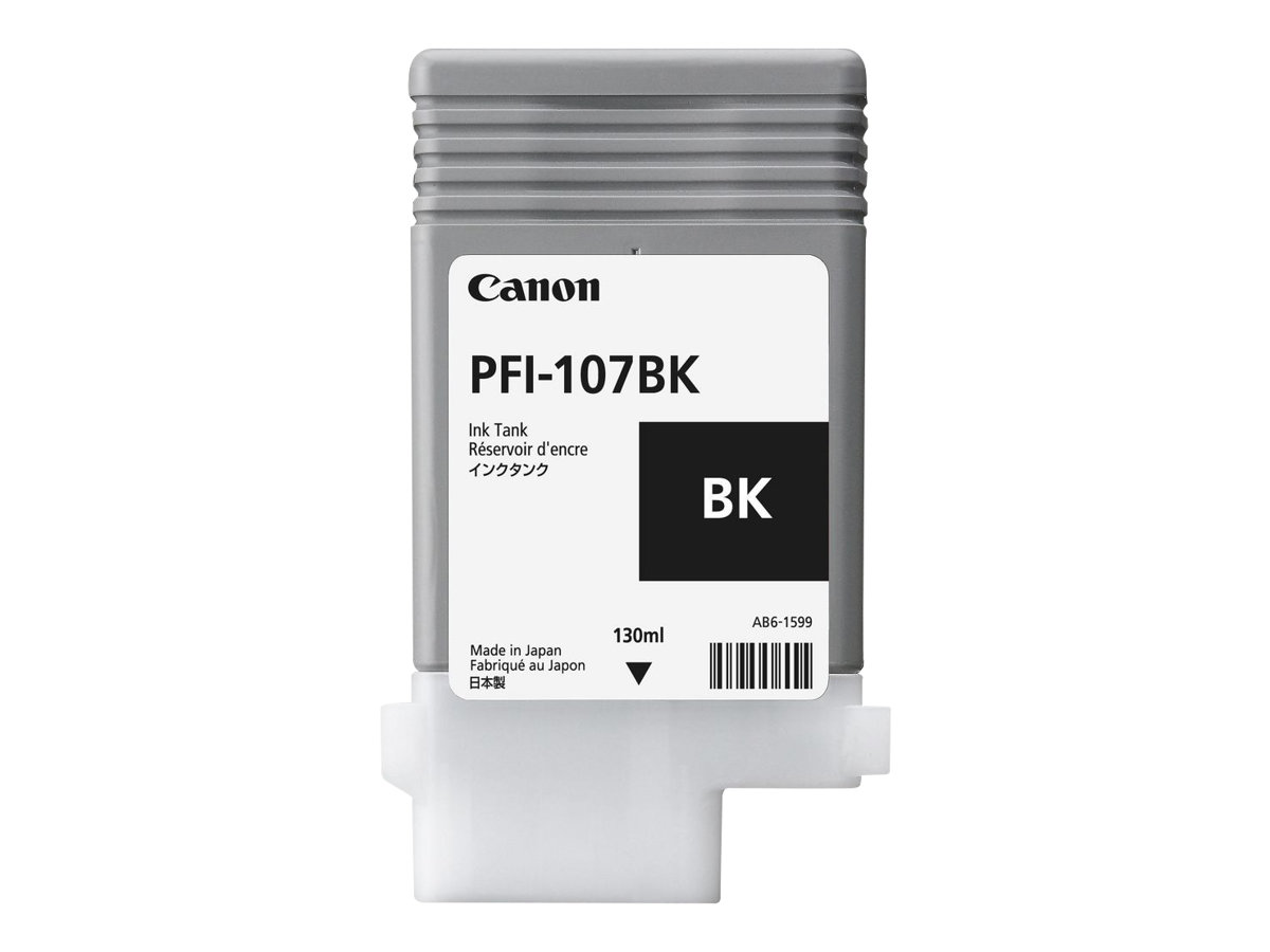 6705B001 CANON PFI107BK IPF Tinte black 6705B001 CANON PFI107BK IPF Tinte black