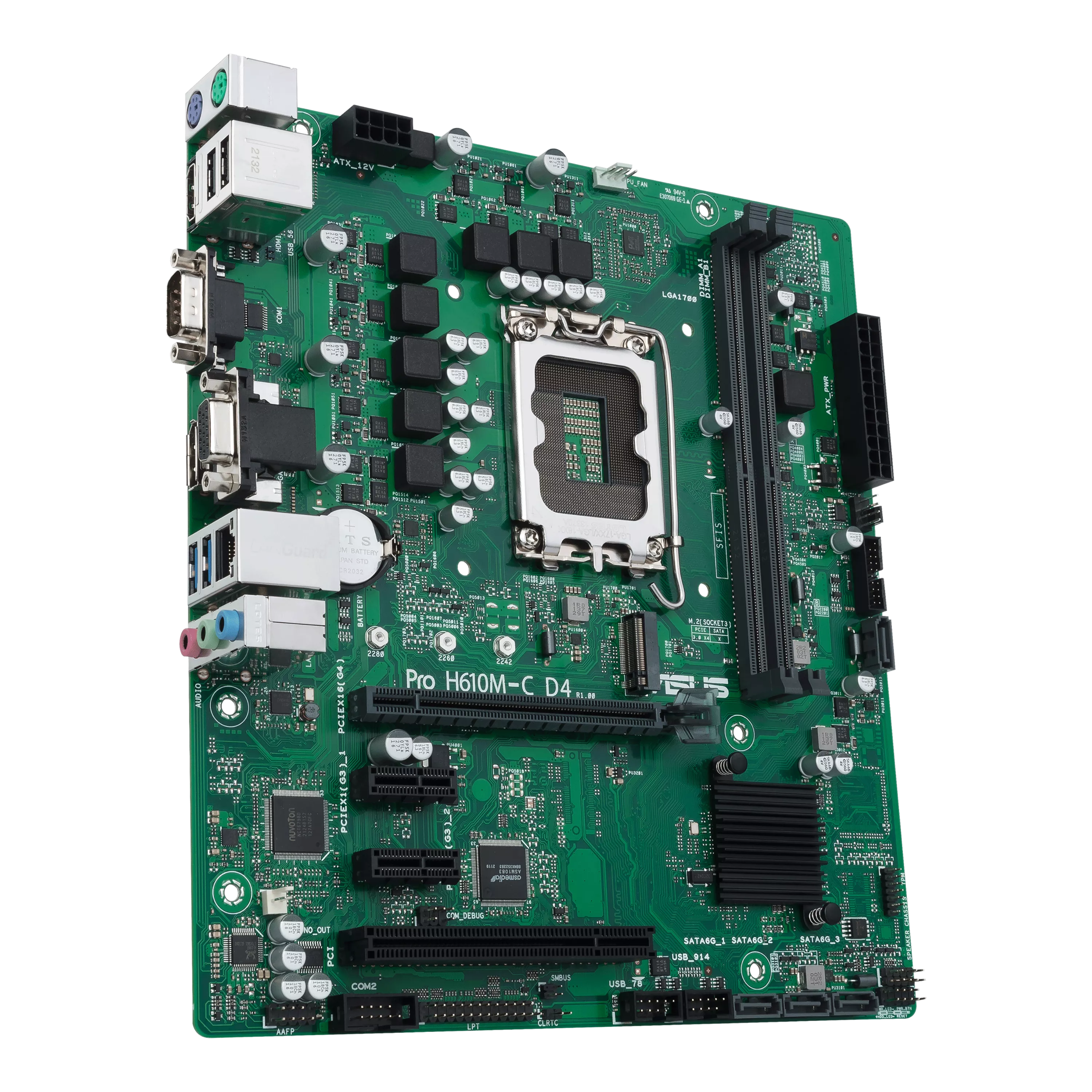 ASUS PRO H610M-C D4-CSM micro ATX LGA1700 H610