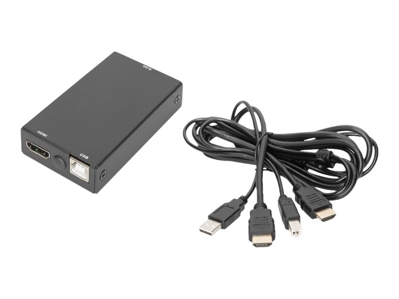 DIGITUS HDMI-Dongle für modulare KVM-Konsolen, RJ45 auf HDMI DIGITUS HDMI-Dongle für modulare KVM-Konsolen, RJ45 auf HDMI