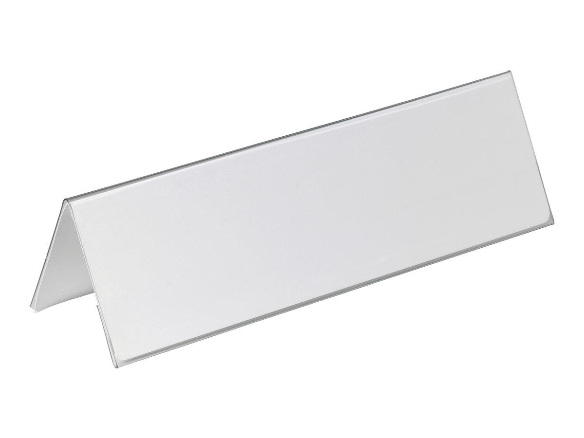 DURABLE Tischnamensschilder 8053-19 transparent 29,7 x 10,5 cm, 25 St.