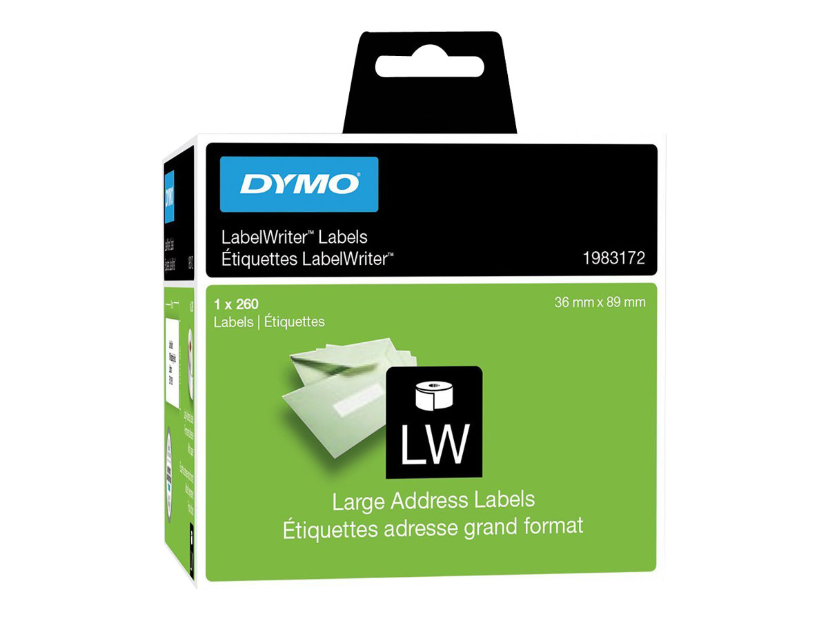 DYMO LW Adressetiketten 36x89mm