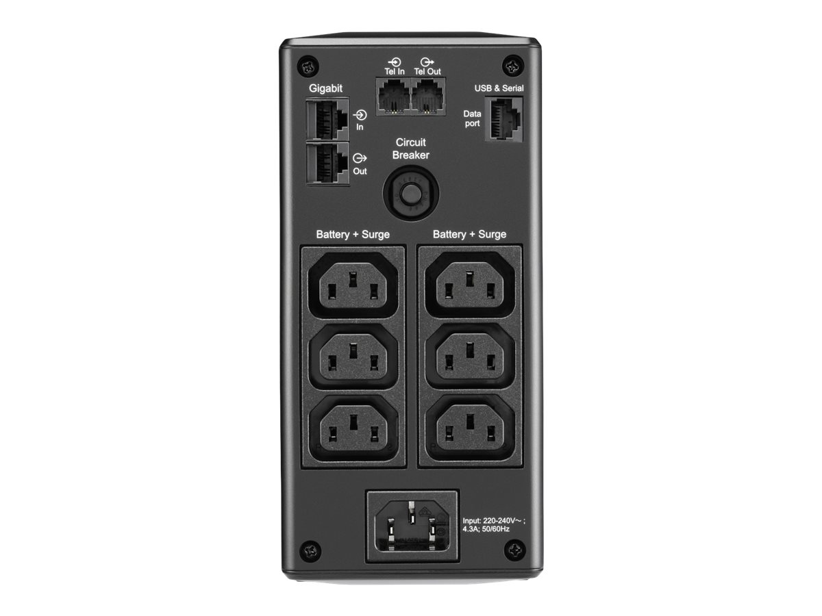 APC Back UPS Pro BR 650VA 6 Outlets AVR LCD Interface