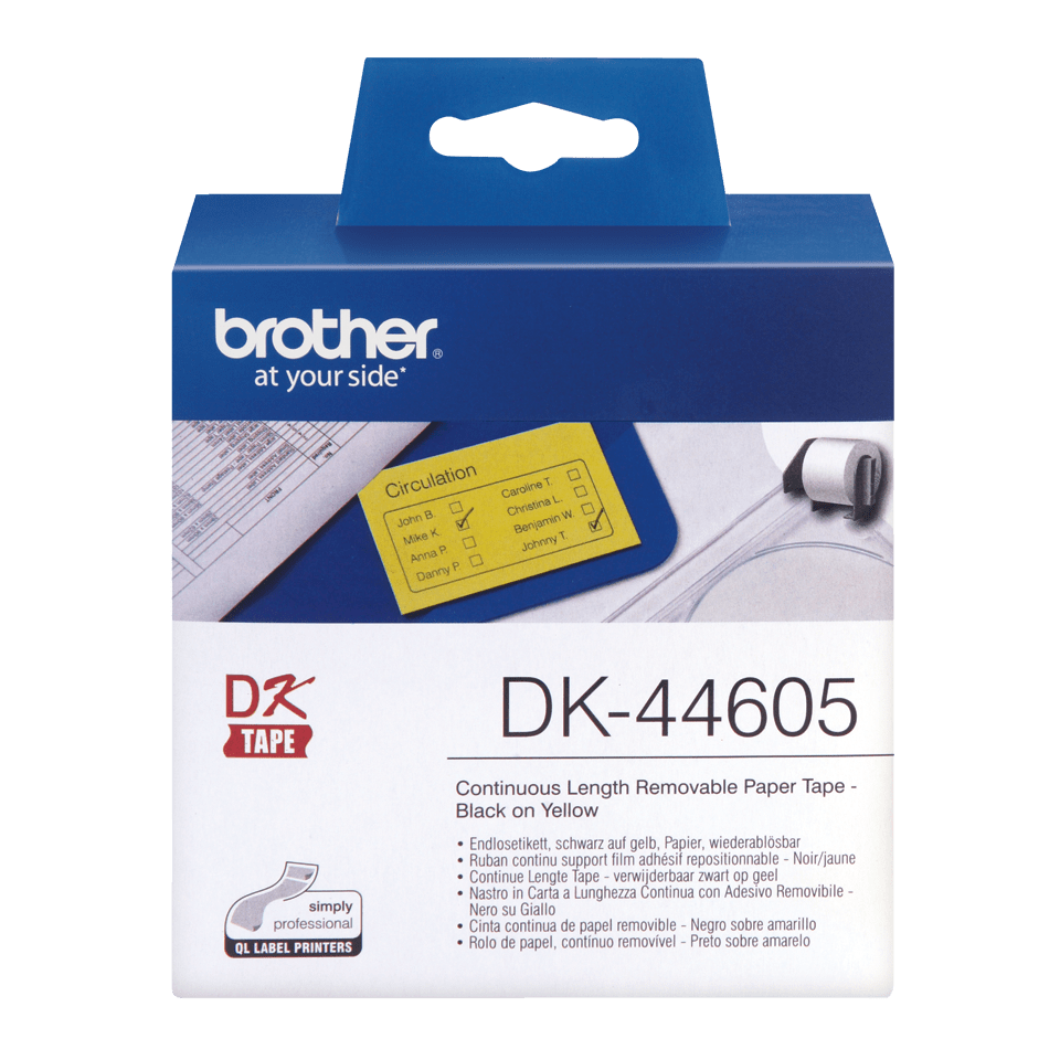 DK44605 BROTHER QL550 Etikettenrolle