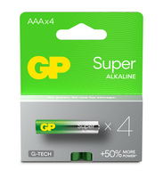 4 GP Batterien SUPER Micro AAA 1,5 V 4 GP Batterien SUPER Micro AAA 1,5 V