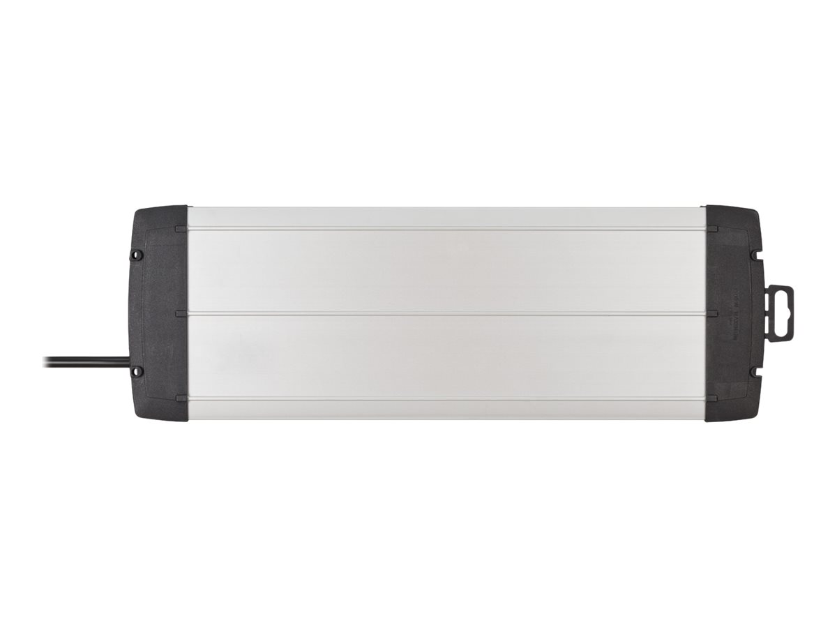 Brennenstuhl Premium ALU-Line 12-fach Duo schwarz mit 2 Schaltern, 3 m Brennenstuhl Premium ALU-Line 12-fach Duo schwarz mit 2 Schaltern, 3 m