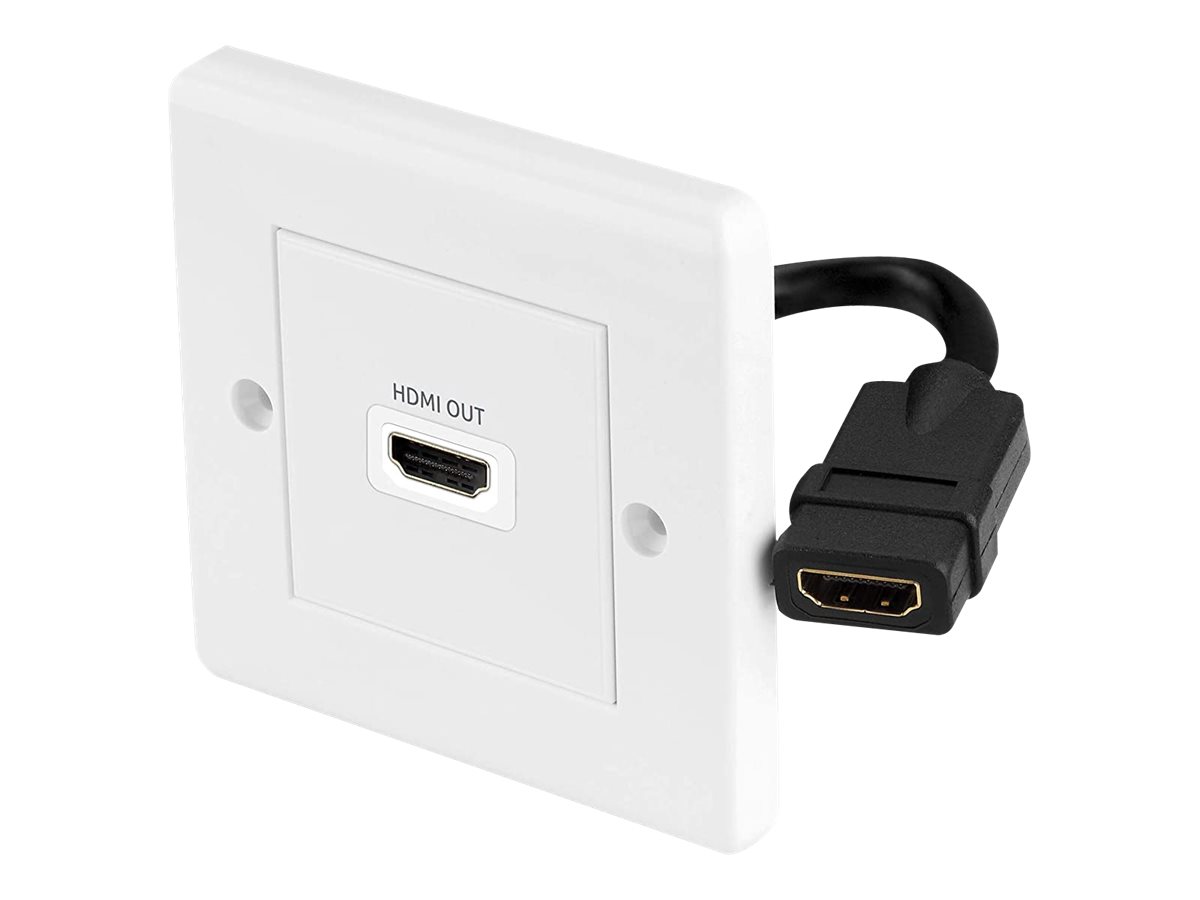 PureLink Anschlussdose, HDMI A Buchse/Buchse, 1-fach, 0,1m