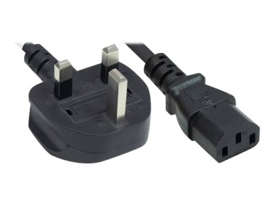 MANHATTAN Stromkabel Kaltgeraete Stecker C13 auf UK-Stecker 1,8m MANHATTAN Stromkabel Kaltgeraete Stecker C13 auf UK-Stecker 1,8m