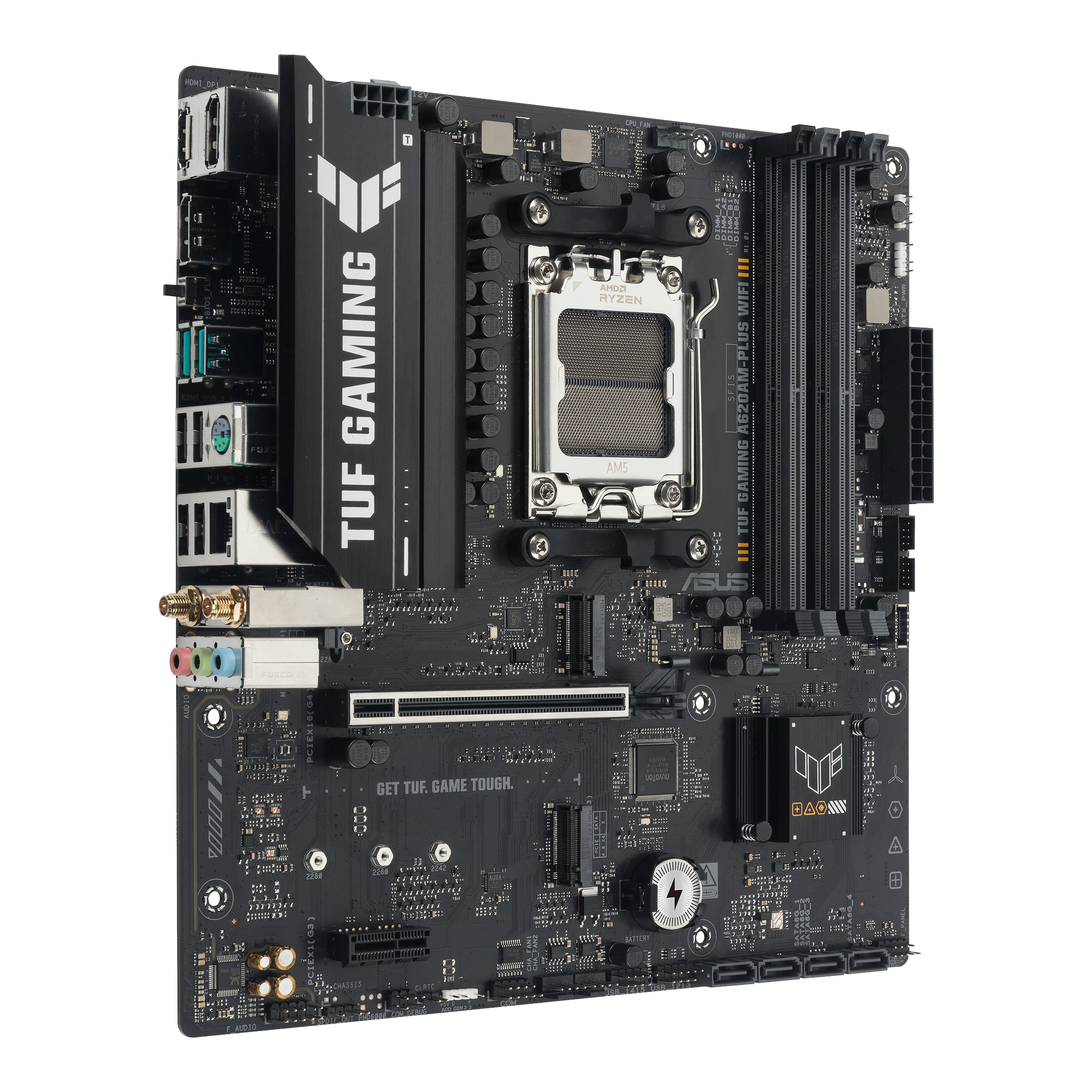 ASUS TUF GAMING A620AM-PLUS WIFI micro ATX Socket AM5 Wi-Fi 6