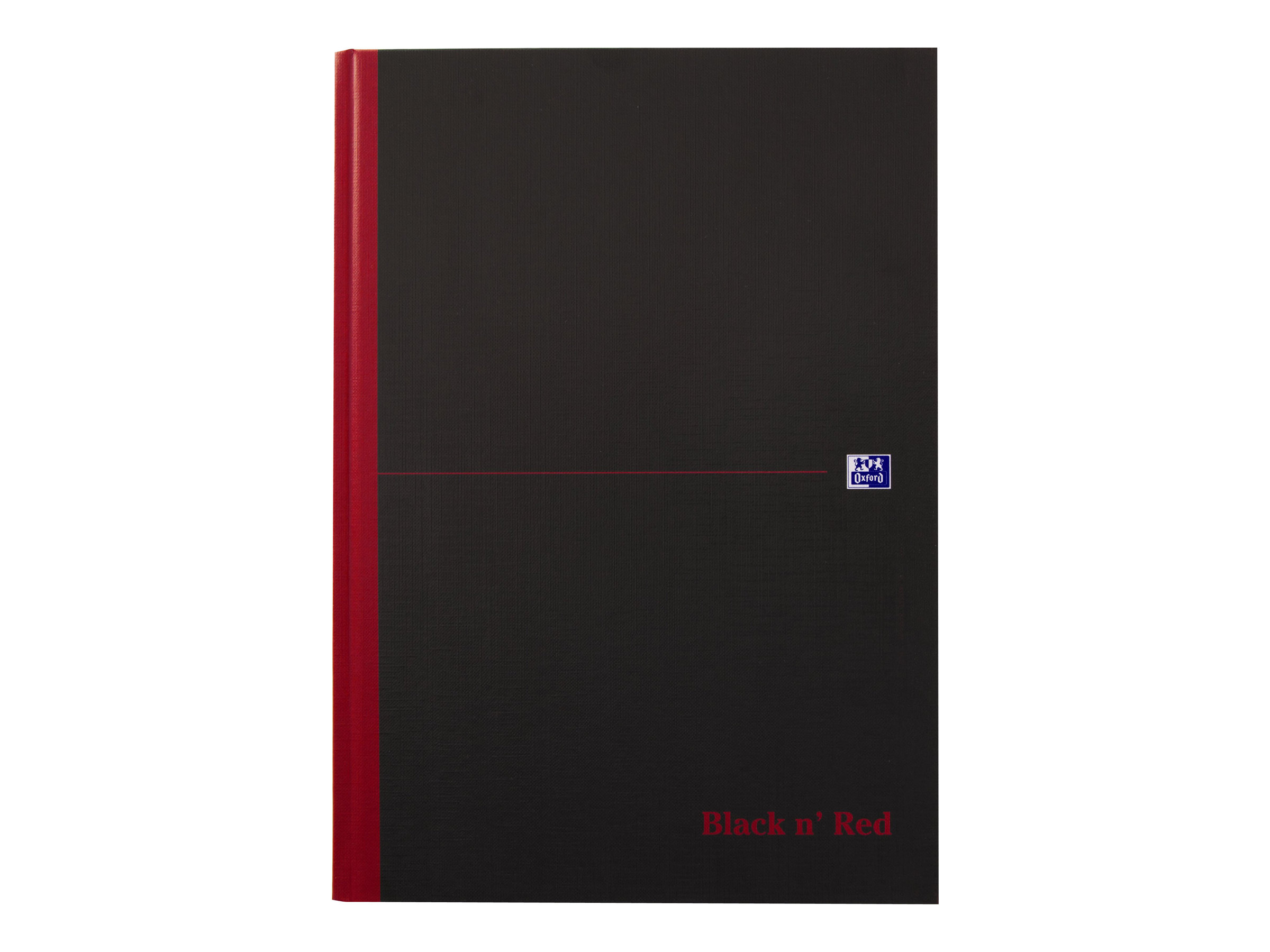 OXFORD Notizbuch Black n Red DIN A4 kariert, schwarz Hardcover 192 Seiten, 1 St