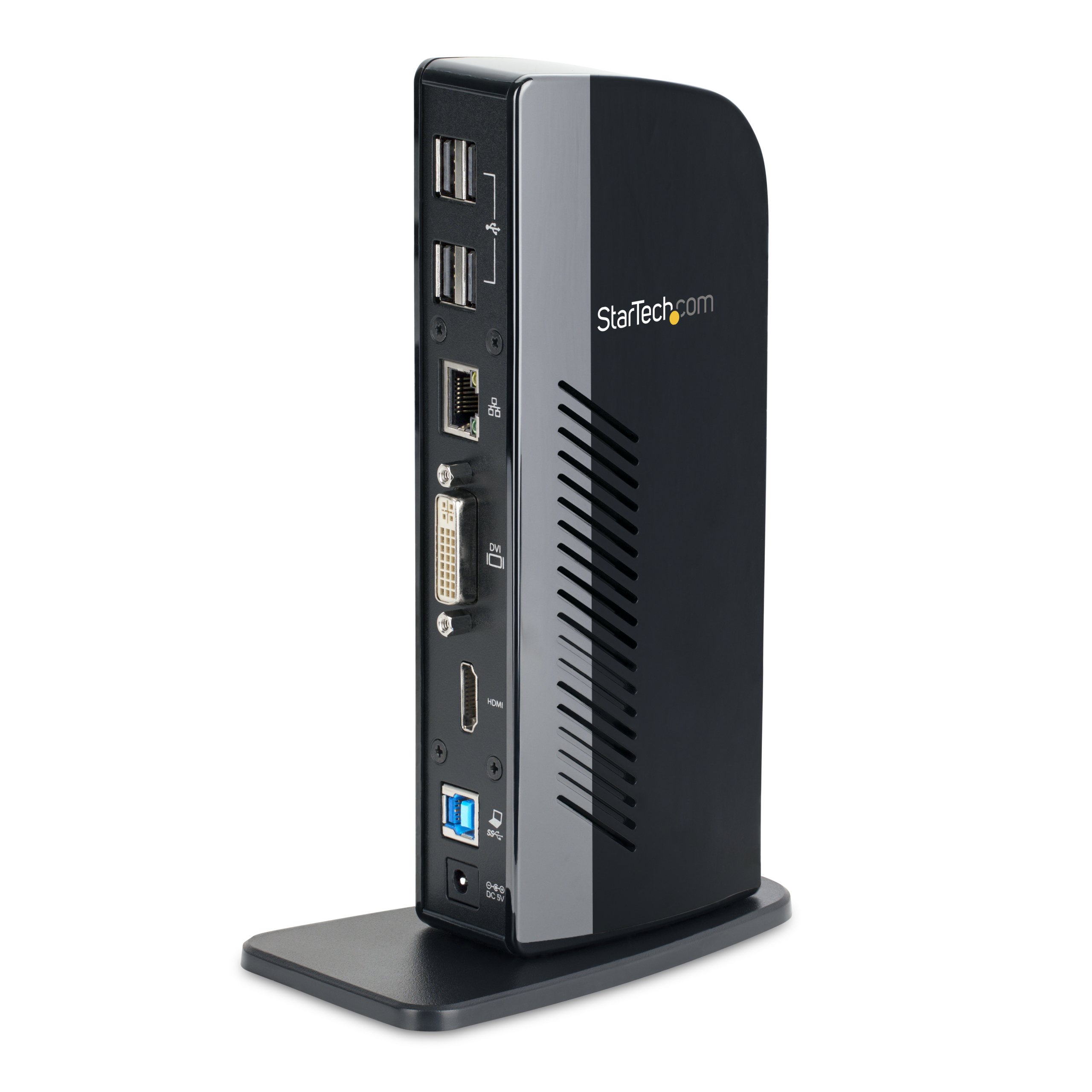 STARTECHCOM USB 30 Docking Station Dual Monitor HDMI and DVI Ethernet Audio Universal Docking Station Port Replicator