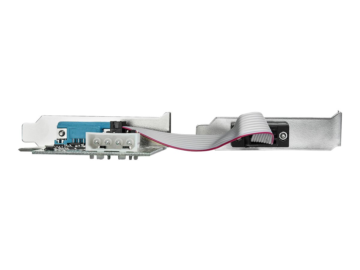 STARTECH.COM 2 Port Serielle Schnittstellenkarte PCIe mit 16950 UART - Serial Adapter - 921,4 Kbps - Windows und Linux