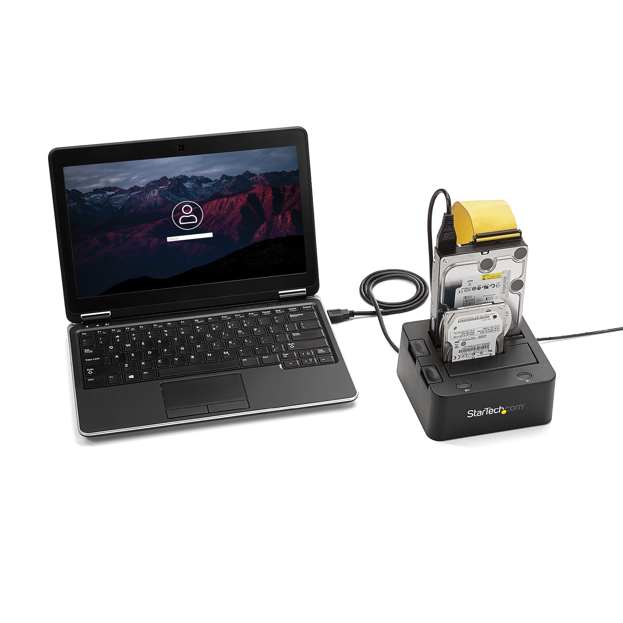 STARTECHCOM UNIDOCKU33 USB 30 to SATA 6Gbps IDE HDD Docking Station for 635cm25in or 3