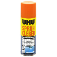 UHU permanent + transparent Spruehkleber 200,0 ml UHU permanent + transparent Spruehkleber 200,0 ml