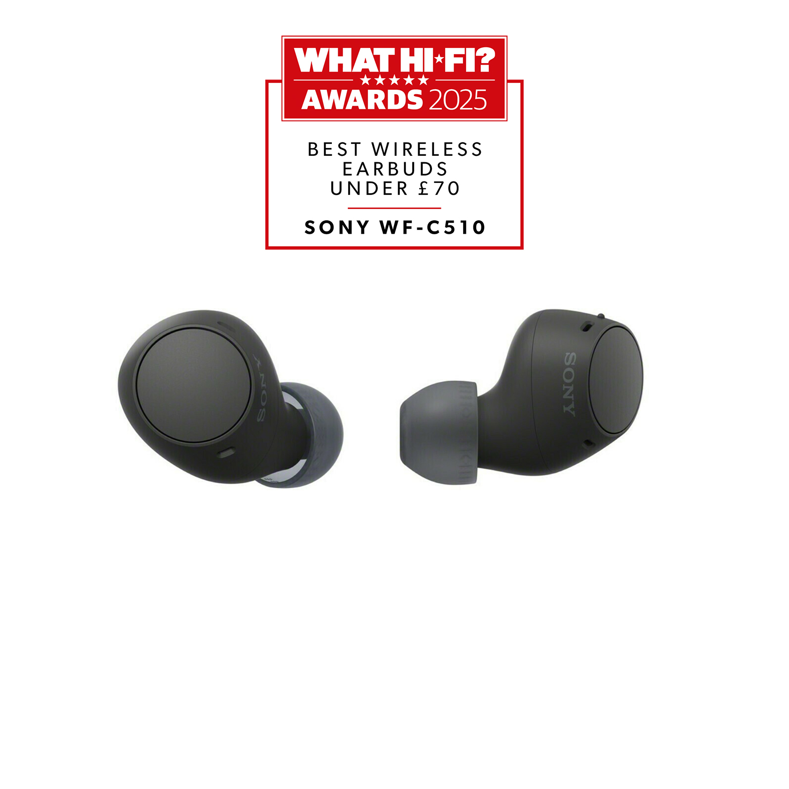 Sony WFC510 True WirelessKopfhörer mit Mikrofon schwarz