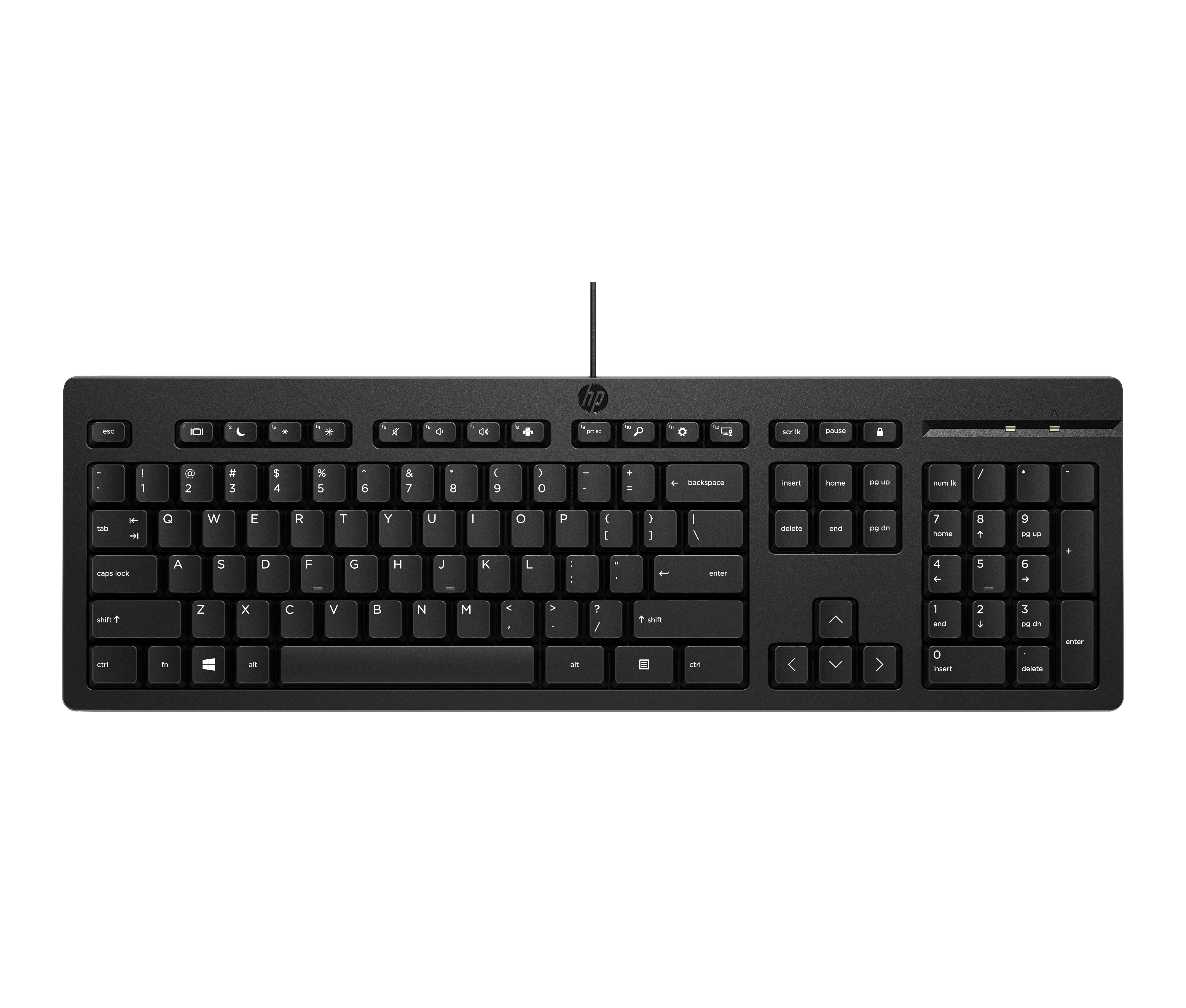 HP 125 G2 USB Wired Keyboard EU
