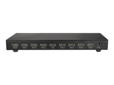 StarTech.com 8 Port 4K 60Hz HDMI Splitter - HDR Unterstützung - 7.1 Surround Audio Sound - HDMI Verteiler - Video-/Audio-Splitter