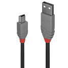 LINDY 5m USB 2.0 A/Mini-B Anthra Line