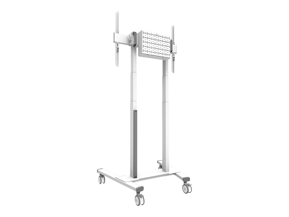 NEOMOUNTS Move Lift Motorised Mobile Stand incl. storage box 10cm. Wheels Floor  - VESA 100x100 up to 800x600