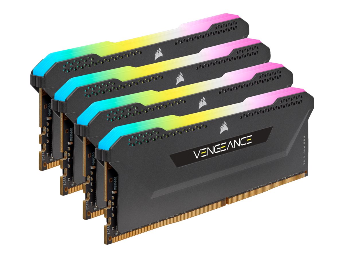 CORSAIR RAM - 32 GB (4 x 8 GB Kit) - DDR4 3200 UDIMM CL16