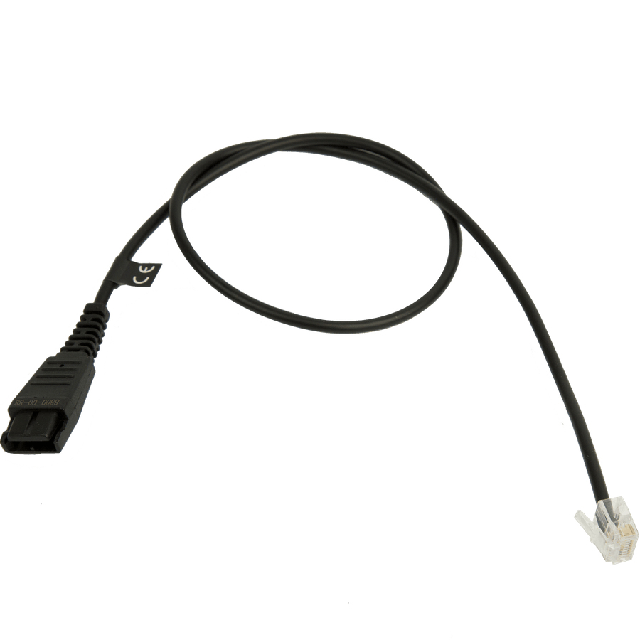 Jabra Kabel QD auf RJ45 Westernstecker 8-polig Jabra Kabel QD auf RJ45 Westernstecker 8-polig