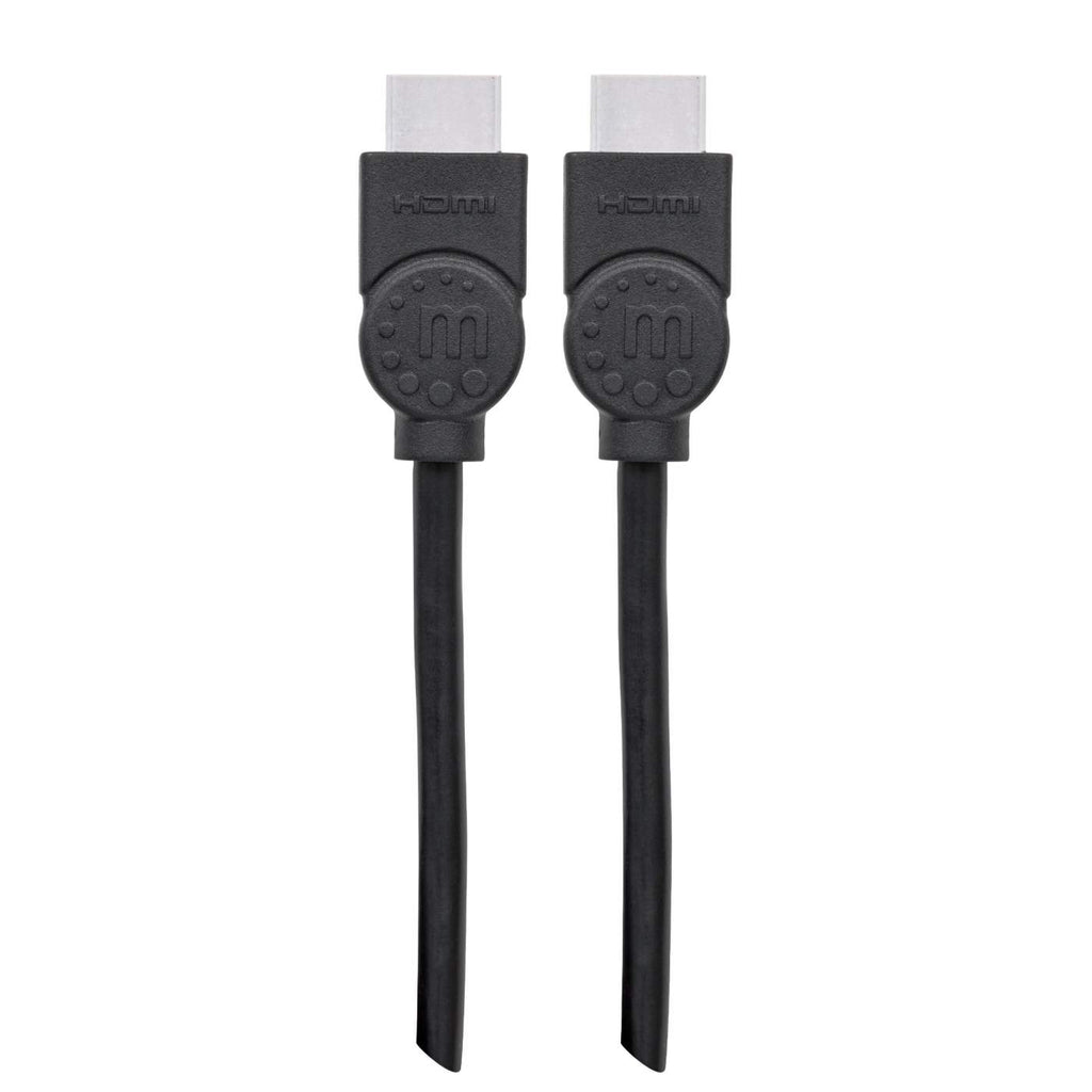 MANHATTAN High Speed HDMIKabel mit EthernetKanal HEC ARC 3D 4K30Hz HDMIStecker auf HDMIStecker geschirmt schwarz 2m