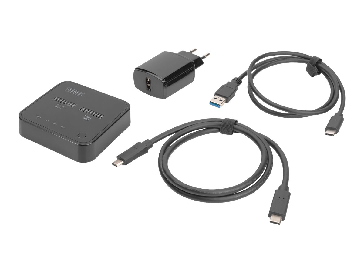 DIGITUS NVMe Clone station USB31 Gen2 typeC NVMe M2 SSD enclosure