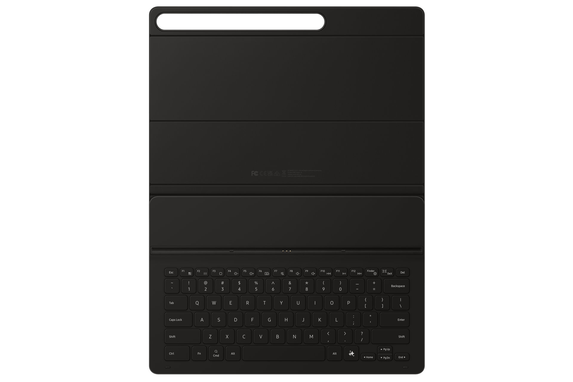 SAMSUNG Book Cover Keyboard Slim fuer Galaxy Tab S10 FE Black