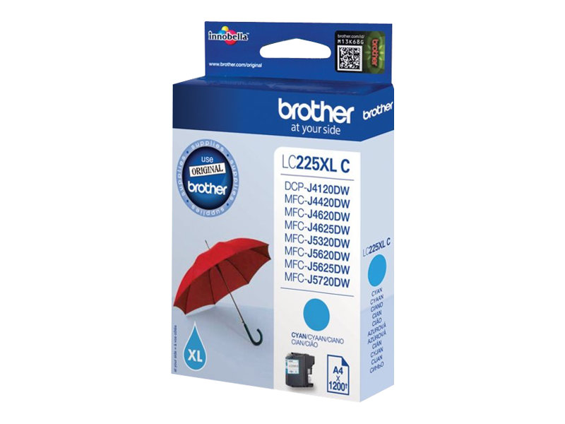 LC225XLC BROTHER MFC Tinte cyan HC 1200 LC225XLC BROTHER MFC Tinte cyan HC 1200