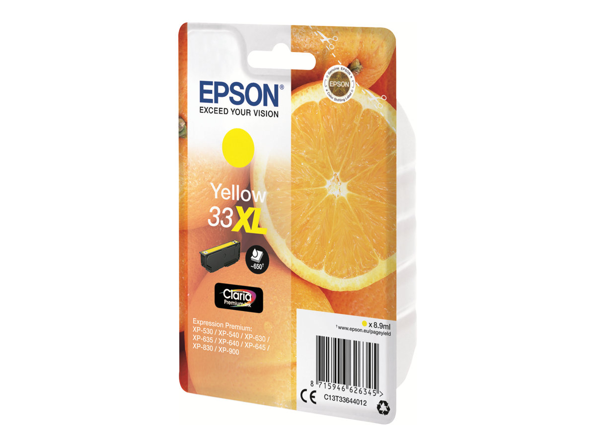 C13T33644012 EPSON XP Tinte yellow HC