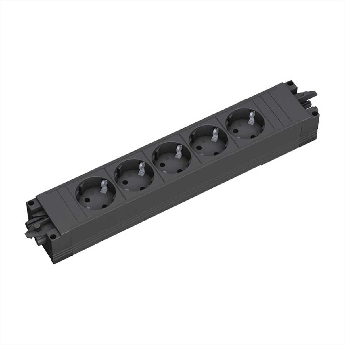 Bachmann Steckdosenleiste Step base 5xSteckdosen mit GST18, schwarz