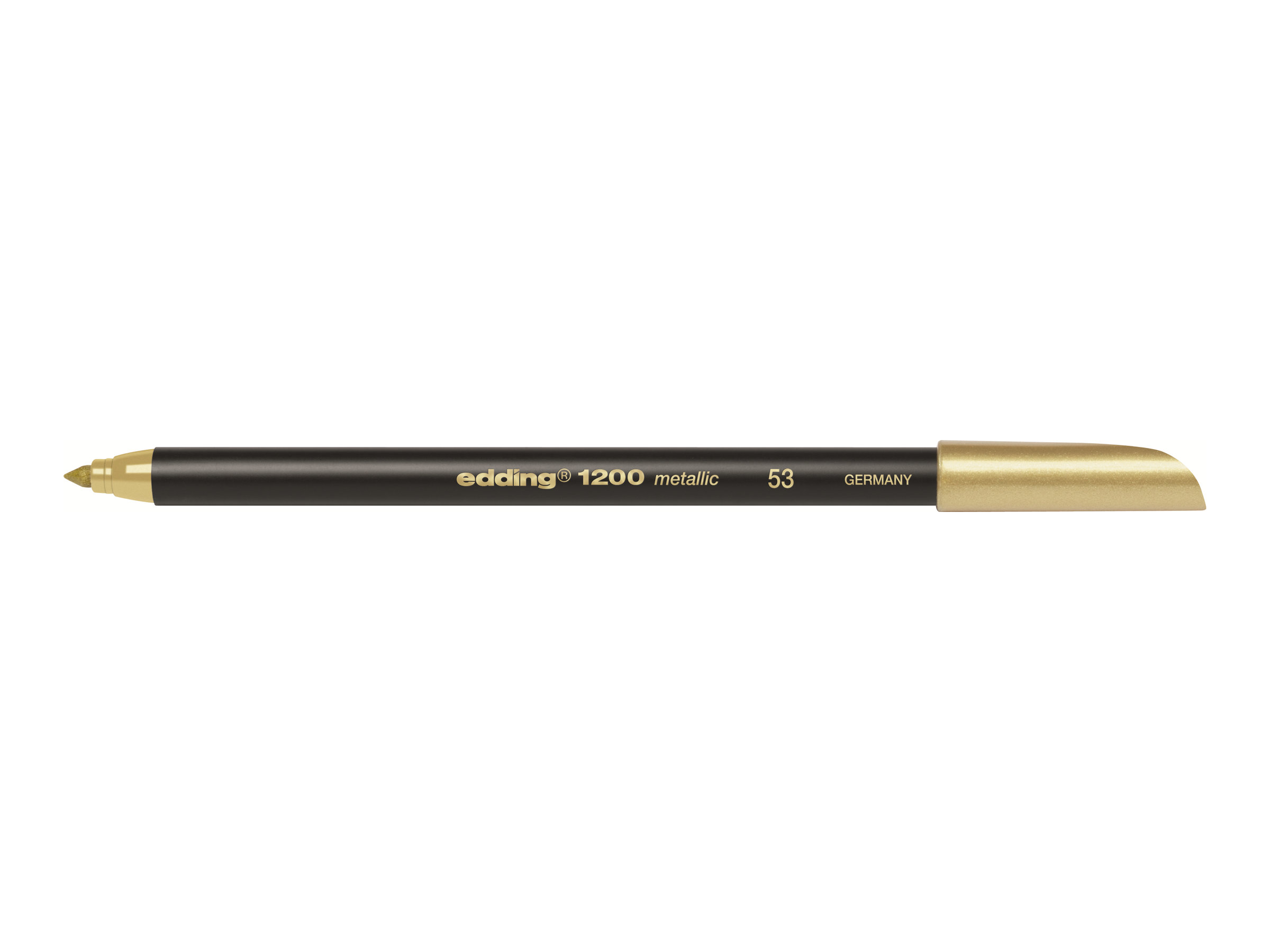 edding 1200 metallic colourpen Filzstift gold, 1 St.