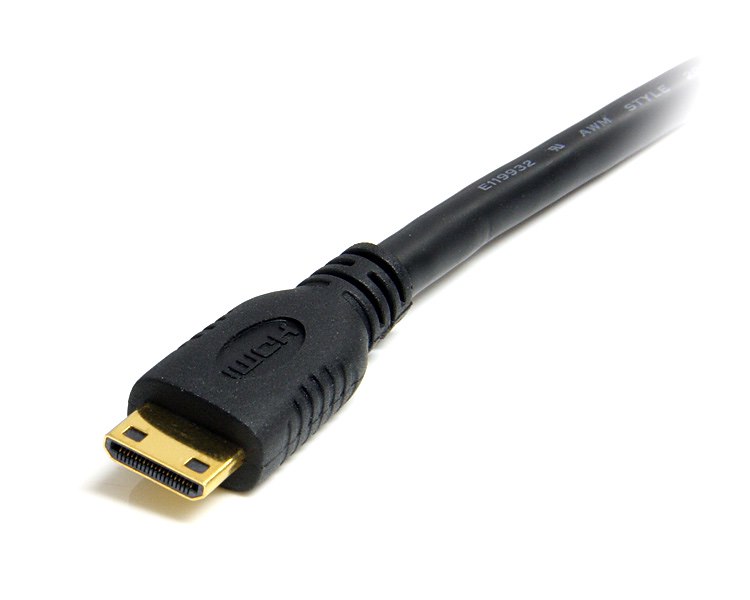 STARTECHCOM 2m High Speed HDMI Cable with Ethernet HDMI to HDMI Mini MM