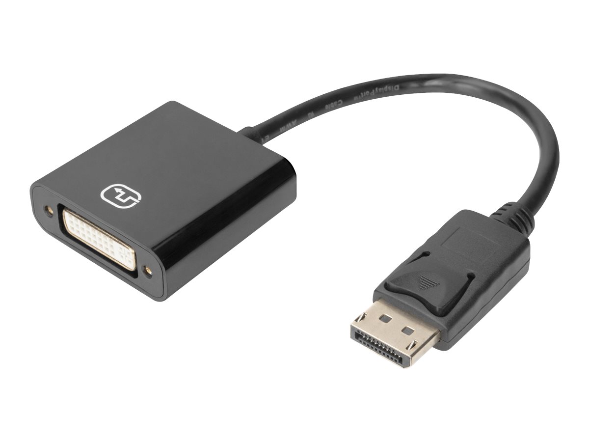 Digitus Aktiver DisplayPort Adapter / Konverter, DP auf DVI