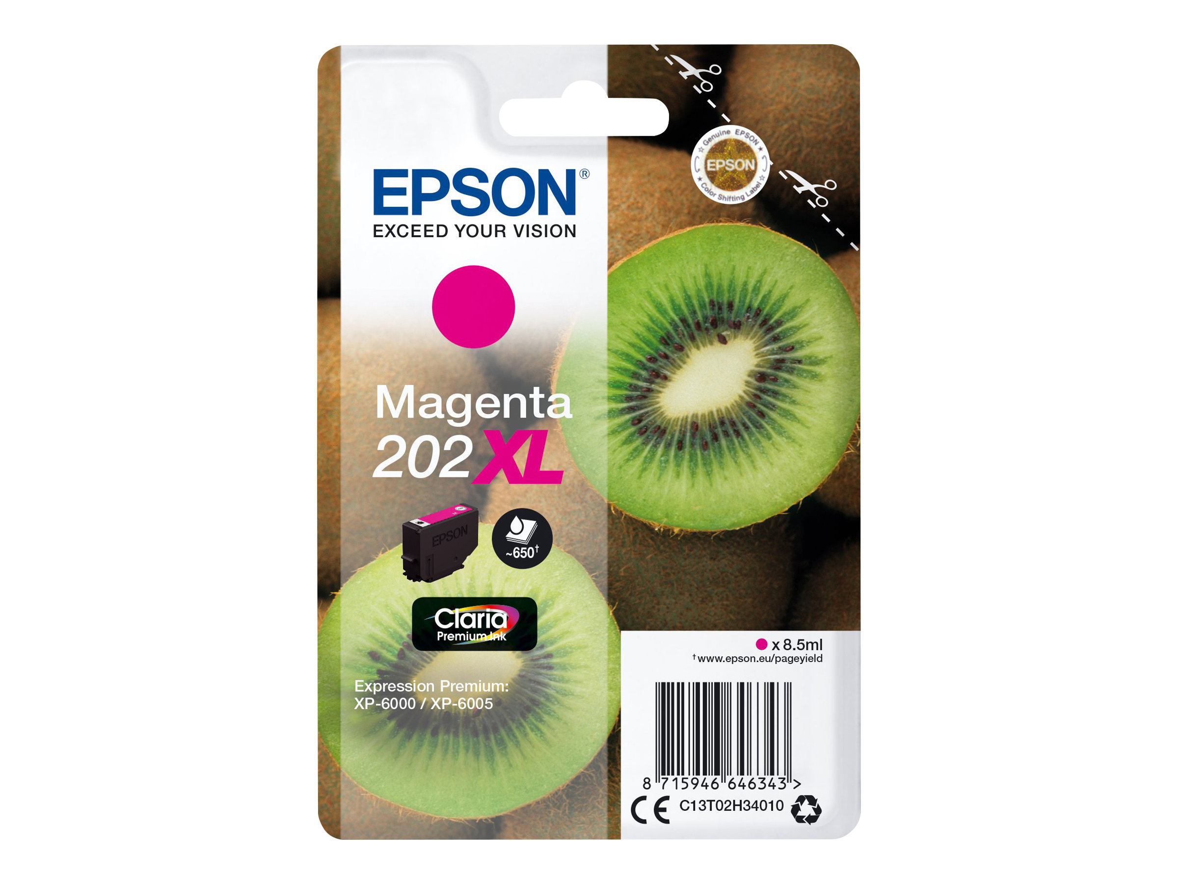 C13T02H34010 EPSON XP Tinte magenta HC C13T02H34010 EPSON XP Tinte magenta HC