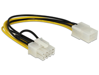 Delock Kabel Power PCIE 6 Pin Bu > 8 Pin St PCIE Delock Kabel Power PCIE 6 Pin Bu > 8 Pin St PCIE