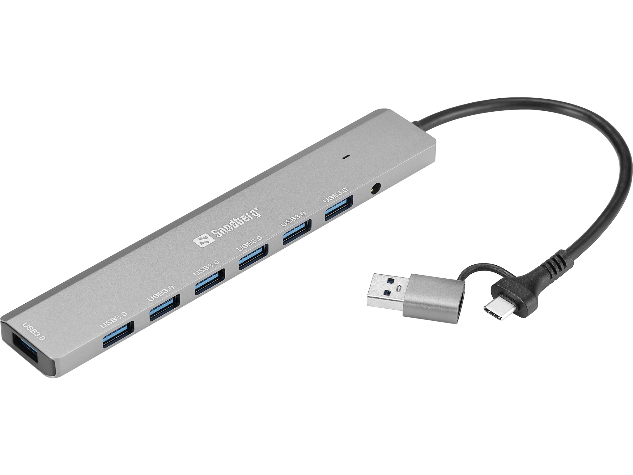 Sanberg Hub USB-C/A 7 x SuperSpeed USB 3.0